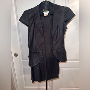 Marciano 2 piece blazer and pants black
